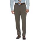 Men's Chaps Classic-fit Performance Flat-front Dress Pants, Size: 40x30, Lt Brown