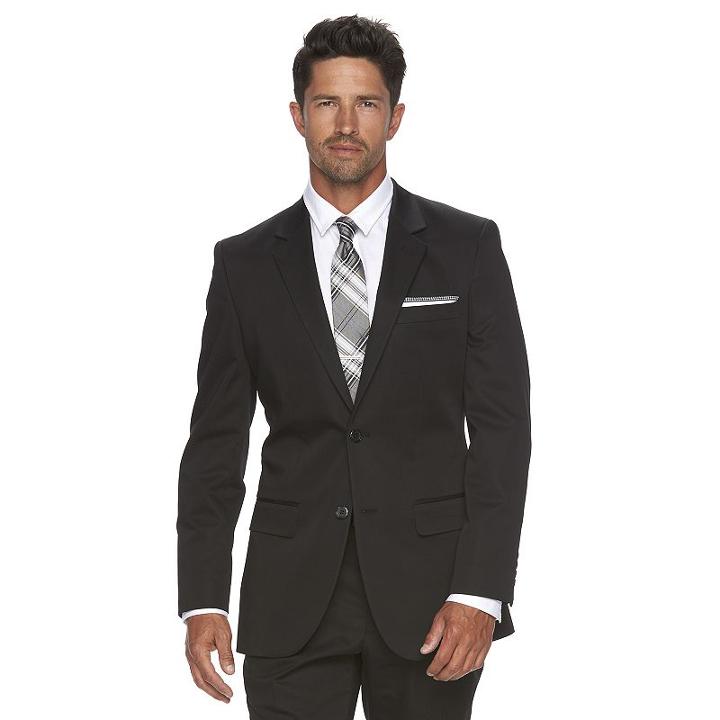 Men's Apt. 9&reg; Slim-fit Stretch Suit Jacket, Size: 36 - Regular, Black
