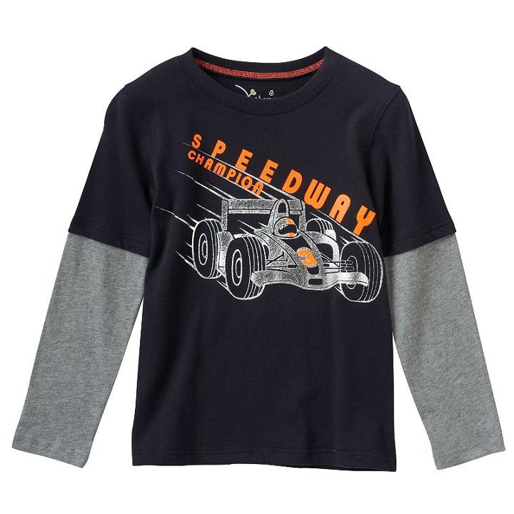 Boys 4-7x Jumping Beans&reg; Graphic Skater Tee, Boy's, Size: 7x, Black