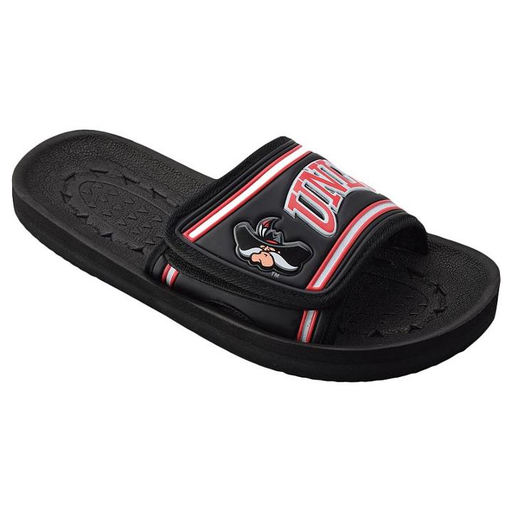 Adult Unlv Rebels Slide Sandals, Size: Medium, Black