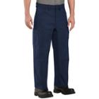 Men's Red Kap Performance Shop Pants, Size: 42x32, Blue