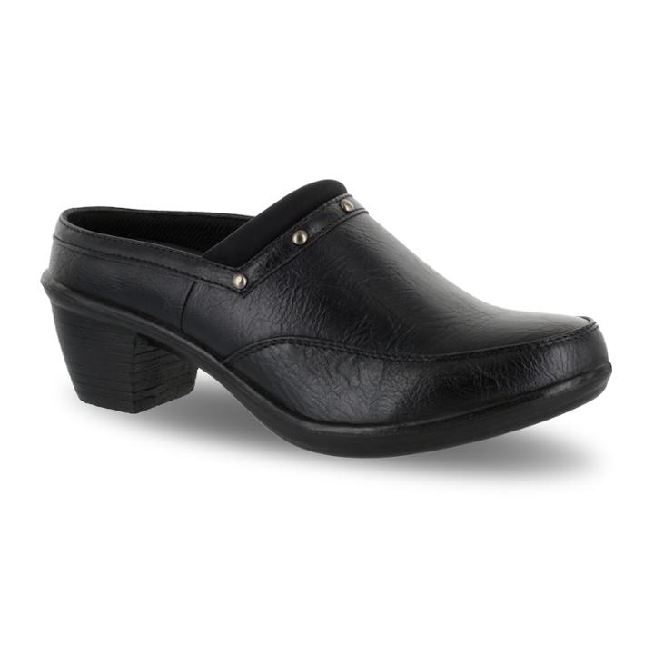 Easy Street Serenity Women's Mules, Size: Medium (9), Black