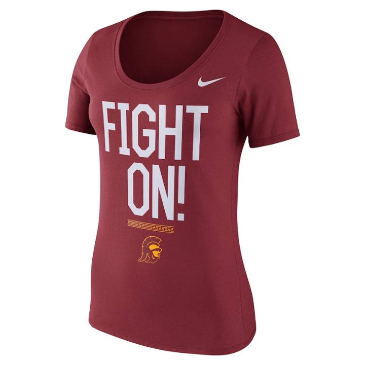 Women's Nike Usc Trojans Local Spirit Tee, Size: Small, Red