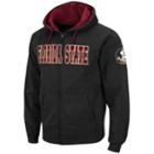 Men's Florida State Seminoles Full-zip Fleece Hoodie, Size: Medium, Dark Grey