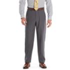 Big & Tall Croft & Barrow&reg; Classic-fit Easy-care Flat-front Dress Pants, Men's, Size: 44x34, Dark Grey