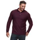 Big & Tall Croft & Barrow&reg; Classic-fit Easy-care Pique Polo, Men's, Size: L Tall, Drk Purple