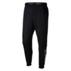 Men's Nike Dri-fit Tapered-leg Fleece Pants, Size: Medium, Grey (charcoal)