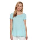 Women's Sonoma Goods For Life&trade; Drawstring Tee, Size: Xs, Med Blue