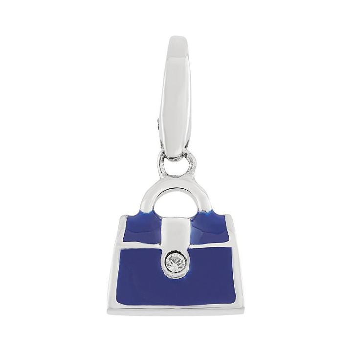 Giorgio Martello Giorgio Martello Sterling Silver Handbag Charm, Women's, Blue
