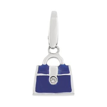 Giorgio Martello Giorgio Martello Sterling Silver Handbag Charm, Women's, Blue