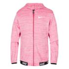 Girls 4-6x Nike Drifit Athletic Hoodie, Size: 6x, Med Pink