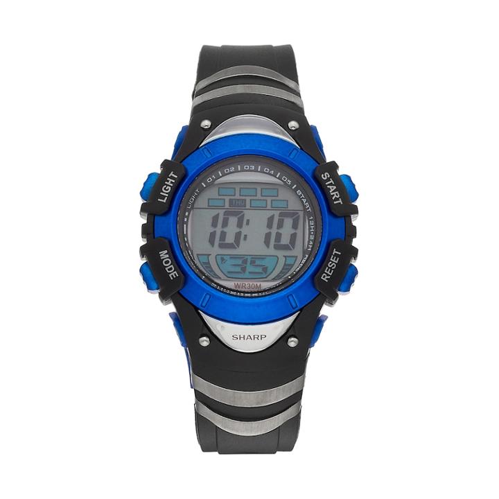 Sharp Kids' Digital Chronograph Watch - Shr3001kl, Kids Unisex, Size: Medium, Black