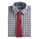 Boys 8-20 Chaps Plaid Shirt & Tie Set, Size: 10, Light Grey