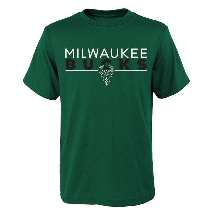 Boys 4-18 Milwaukee Bucks Tactic Tee, Size: 4-5, Green