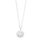 Timeless Sterling Silver Faith Makes All Things Possible Pendant Necklace, Women's, White