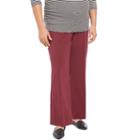 Plus Size Maternity Oh Baby By Motherhood&trade; Secret Fit Belly&trade; Slim Bootcut Pants, Women's, Size: 1xl, Drk Purple