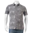 Big & Tall Croft & Barrow&reg; Classic-fit Tropical Button-down Shirt, Men's, Size: Xxl Tall, Grey