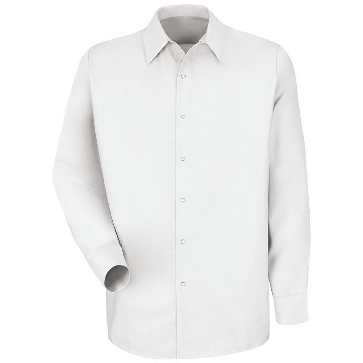 Men's Red Kap Classic-fit Solid Button-down Work Shirt, Size: Xxl, White