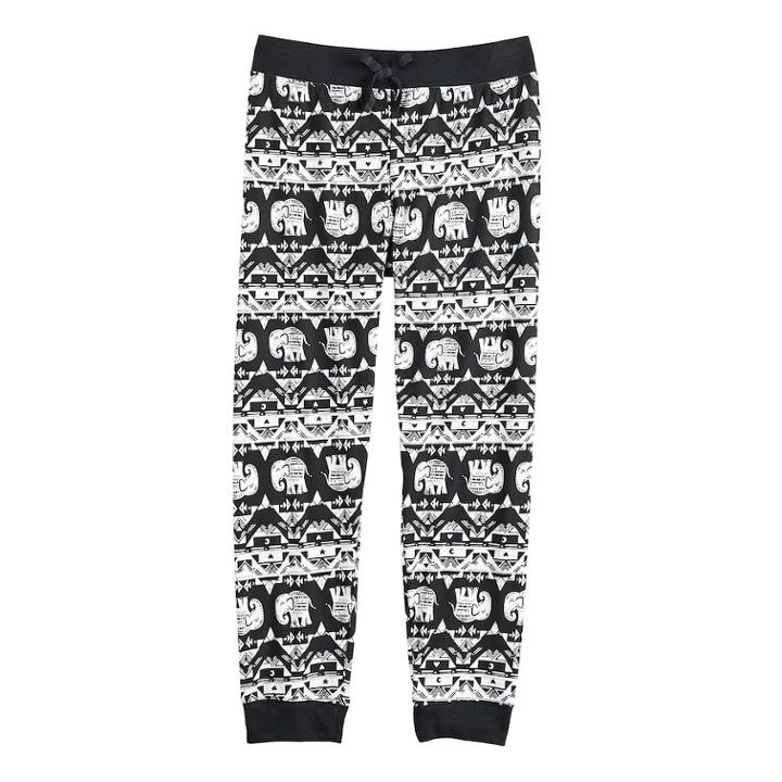 Girls 7-16 Mudd&reg; Ribbed Waist Jogger Pants, Size: 16, White