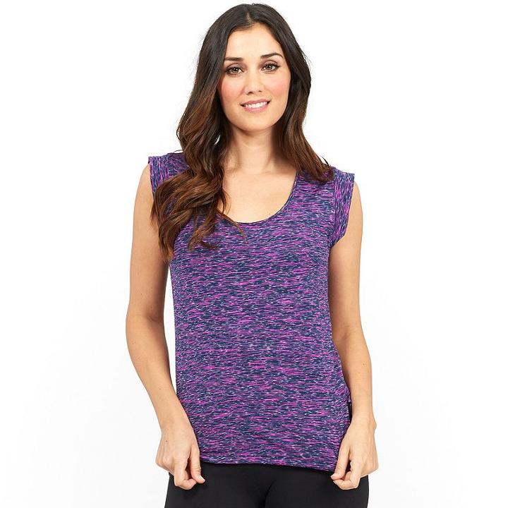 Women's Marika Cross Train Space-dye Tee, Size: Small, Med Blue