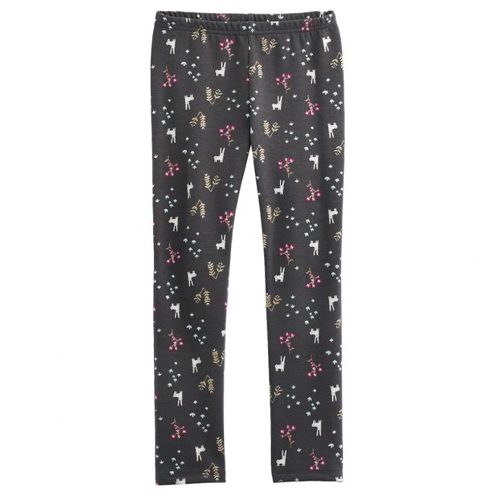 Girls 4-12 Jumping Beans&reg; Fleece-lined Leggings, Size: 7, Grey