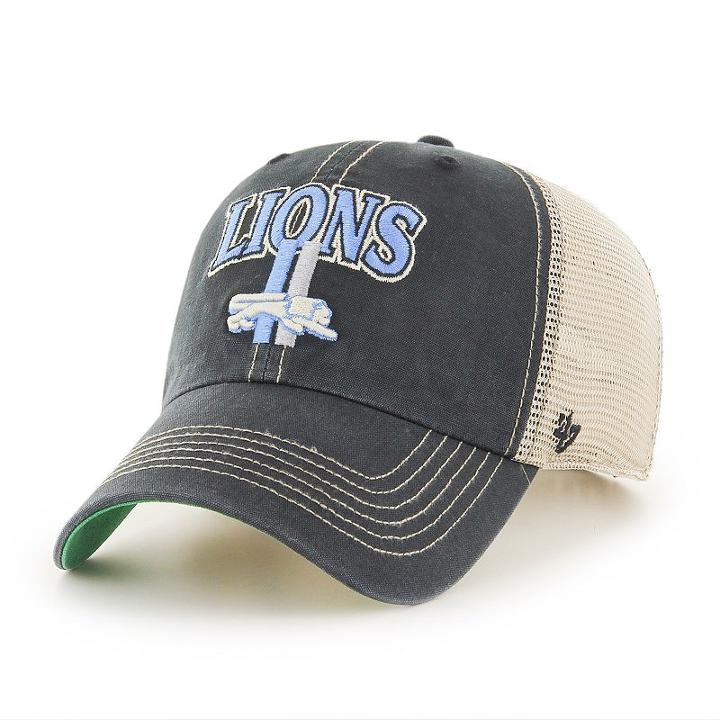 Adult '47 Brand Detroit Lions Tuscaloosa Adjustable Cap, Ovrfl Oth