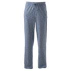 Men's Croft & Barrow&reg; Slubbed Knit Lounge Pants, Size: Small, Blue