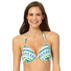 In Mocean Geometric Push Up Bikini Top, Size: Large, Ovrfl Oth