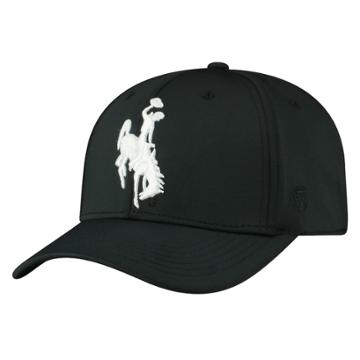 Adult Top Of The World Wyoming Cowboys Tension Cap, Men's, Black