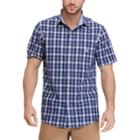 Men's Chaps Classic-fit Easy-care Button-down Shirt, Size: Xxl, Blue (navy)