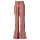 Juniors' Mudd&reg; Crochet Wide Leg Pants, Girl's, Size: Small, Med Pink