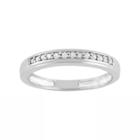 1/10 Carat T.w. Diamond Sterling Silver Ring, Women's, Size: 6, White