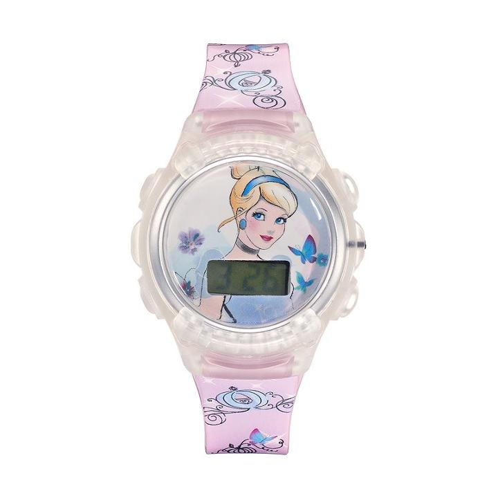 Disney Princess Cinderella Kids' Digital Light-up Watch, Girl's, Multicolor