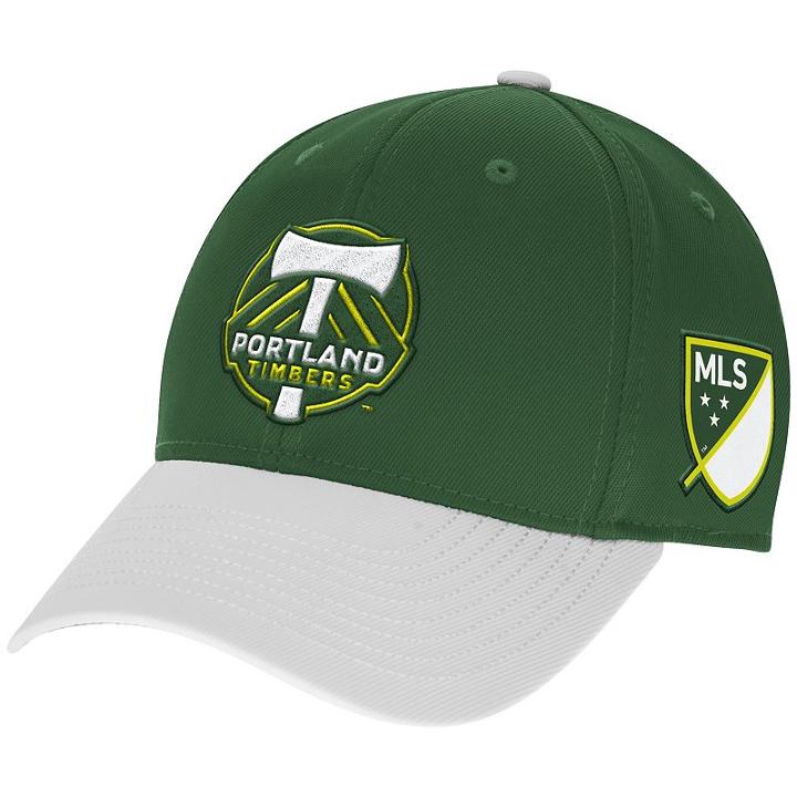 Adult Adidas Portland Timbers Authentic Team Flex-fit Cap, Size: S/m, Green