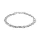 Pure 100 Beaded & Textured Woven Bracelet, Women's, Grey