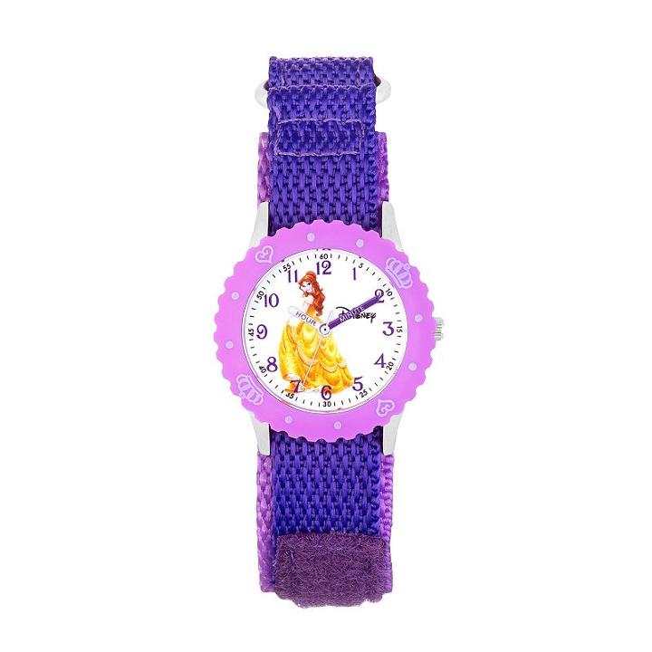 Disney's Beauty And The Beast Belle Kids' Time Teacher Watch, Girl's, Purple