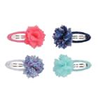 Toddler Girl Carter's 4-pk. Satin-wrapped Rosette Hair Clip Set, Size: 3 And Up, Ovrfl Oth