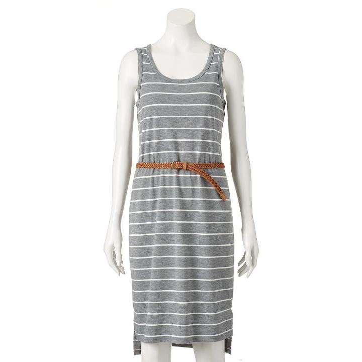 Women's Sonoma Goods For Life&trade; Midi Tank Dress, Size: Small, Grey Other