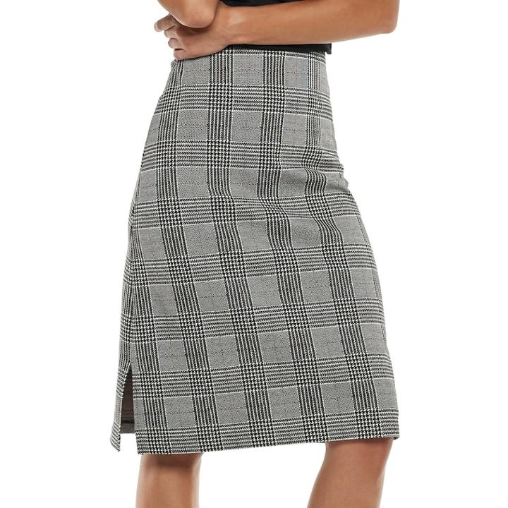 Women's Apt. 9&reg; Tummy Control Skirt, Size: Large, Black