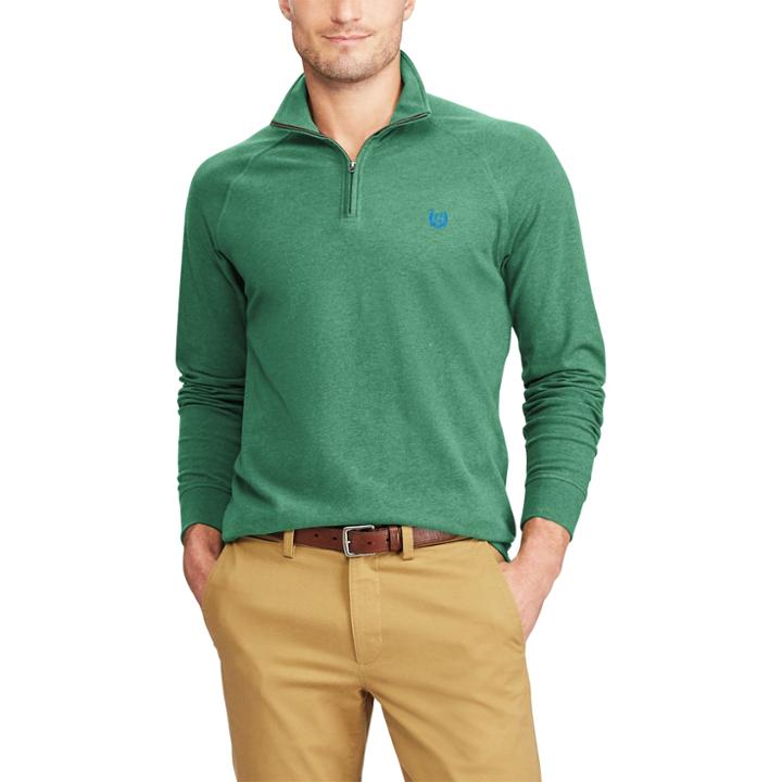 Big & Tall Chaps Regular-fit Quarter-zip Stretch Pullover, Men's, Size: 2xb, Green
