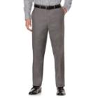 Savane Premium Flex Gab Stretch Dress Pants, Men's, Size: 42x32, Dark Grey