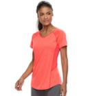 Women's Tek Gear&reg; V-neck Base Layer Tee, Size: Small, Med Orange