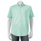 Big & Tall Croft & Barrow&reg; True Comfort Classic-fit Stretch Button-down Shirt, Men's, Size: Xl Tall, Brt Green