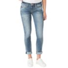 Juniors' Denizen From Levi's Ripped Boyfriend Jeans, Teens, Size: 5, Blue