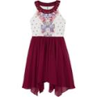 Girls 7-16 Iz Amy Byer Sleeveless Hanky Hem Dress, Size: 7, Purple (plum)