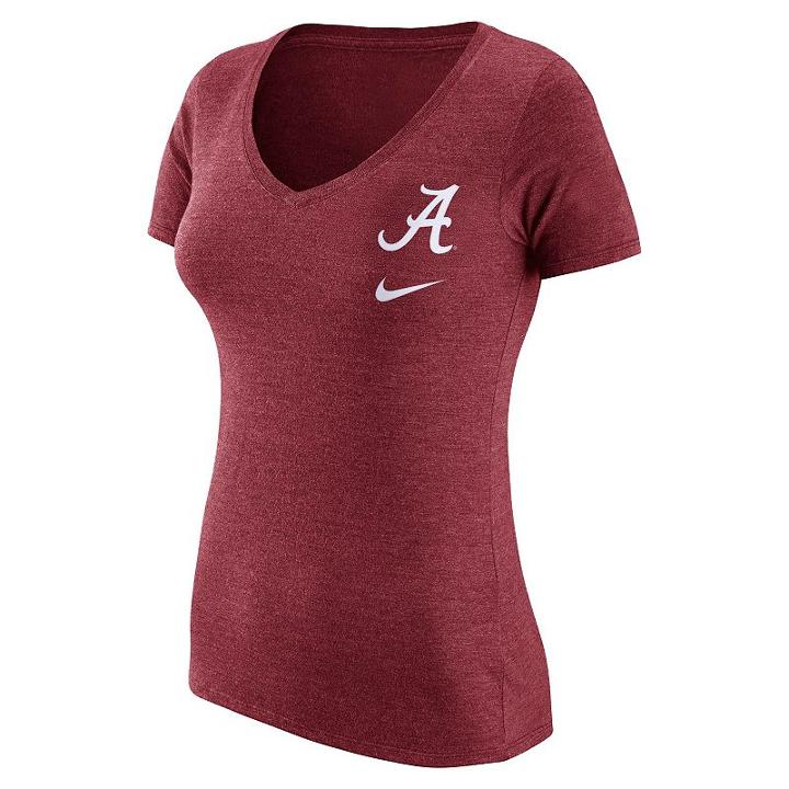 Women's Nike Alabama Crimson Tide Flash Bomb Tee, Size: Large, Red