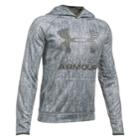 Boys 8-20 Under Armour Big Logo Fleece Pull-over Hoodie, Size: Xl, Red Overfl