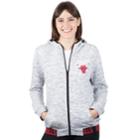 Women's Chicago Bulls Space-dyed Hoodie, Size: Large, Grey