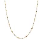 Primavera 24k Gold Over Silver And Sterling Silver Twist Chain Necklace - 18-in, Women's, Multicolor