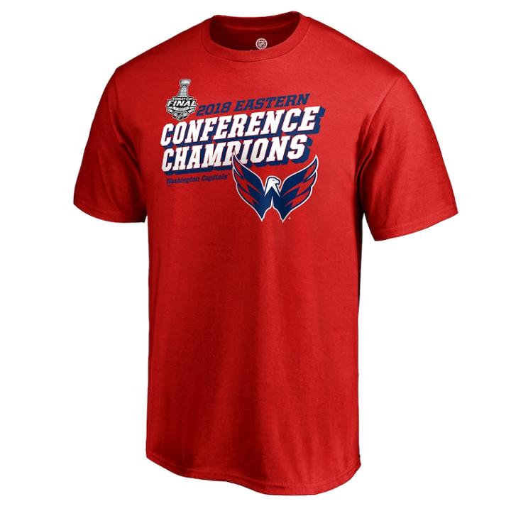 Men's Washington Capitals 2018 Stanley Cup Playoffs Brawl Tee, Size: Small, Red